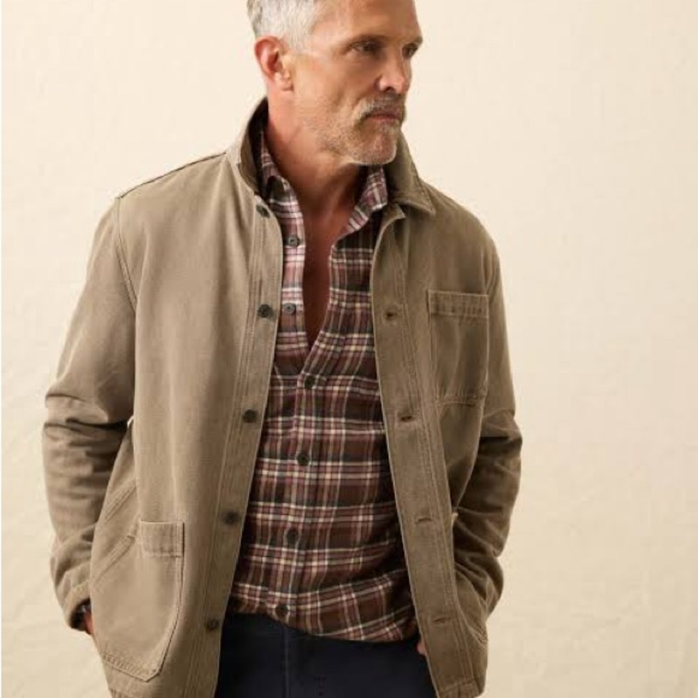 Faherty High Ridge Twill Studio Jacket - Picture 2 of 7
